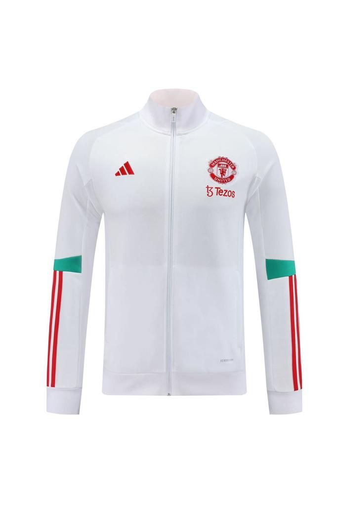 Manchester United White Jacket 23/24 Edition
