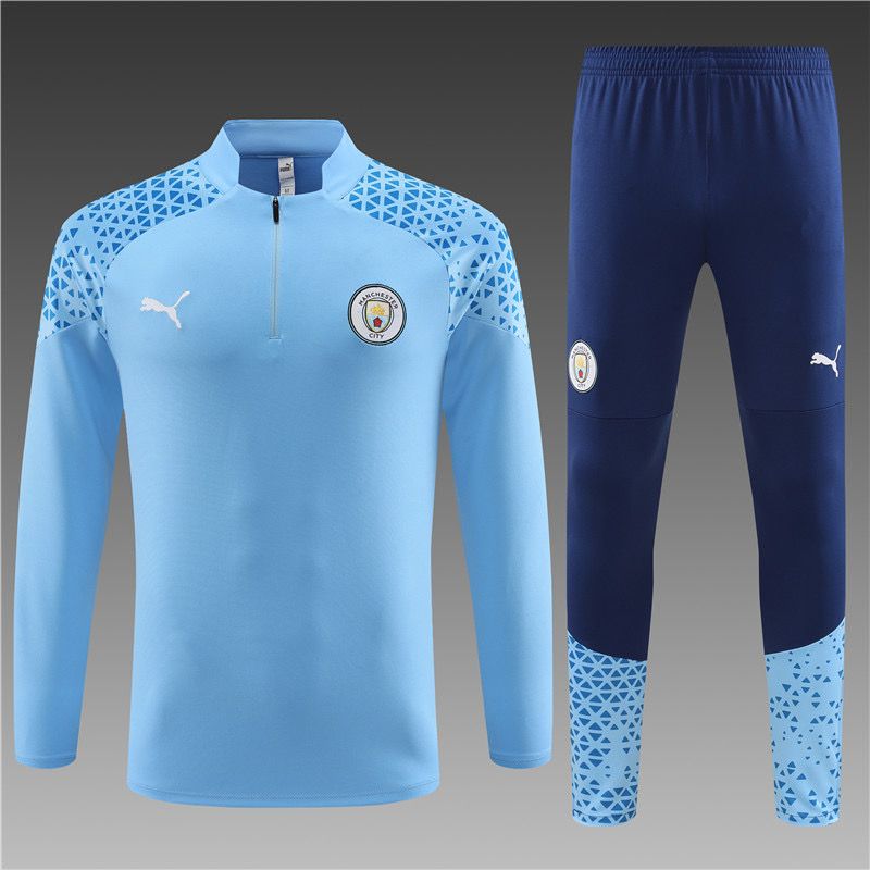Manchester City Blue Tracksuit 2023/24 Edition