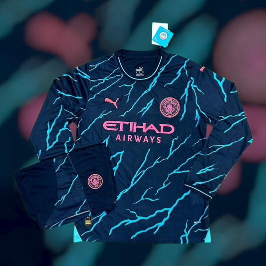 Manchester City 3rd Full Sleeve Kit 23/24 Edition
