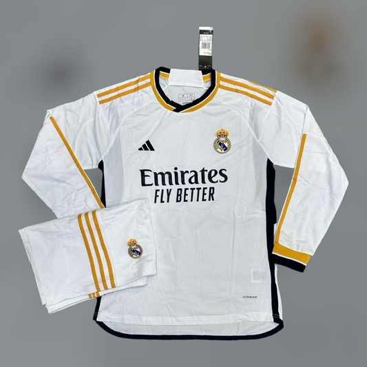 Real Madrid Home Full Sleeve Kit 23/24 Edition
