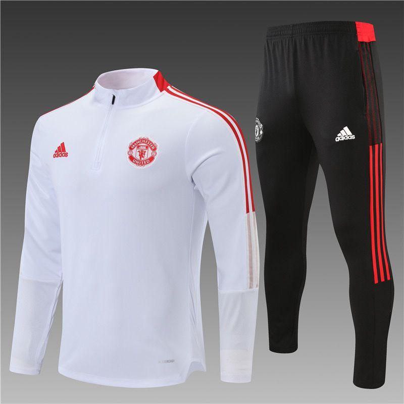 Manchester United White Tracksuit 2021/22 Edition