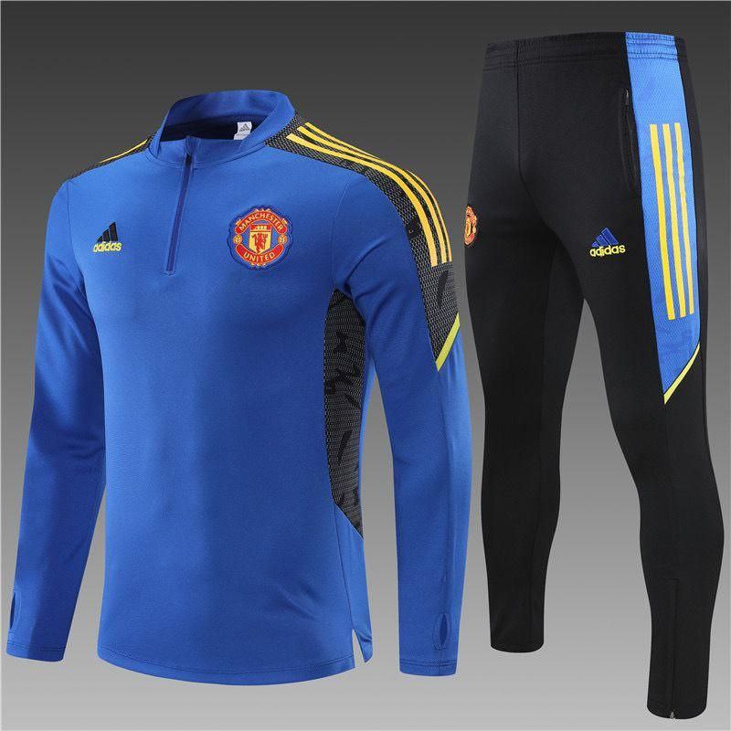 Manchester United Blue Tracksuit 2021/22 Edition