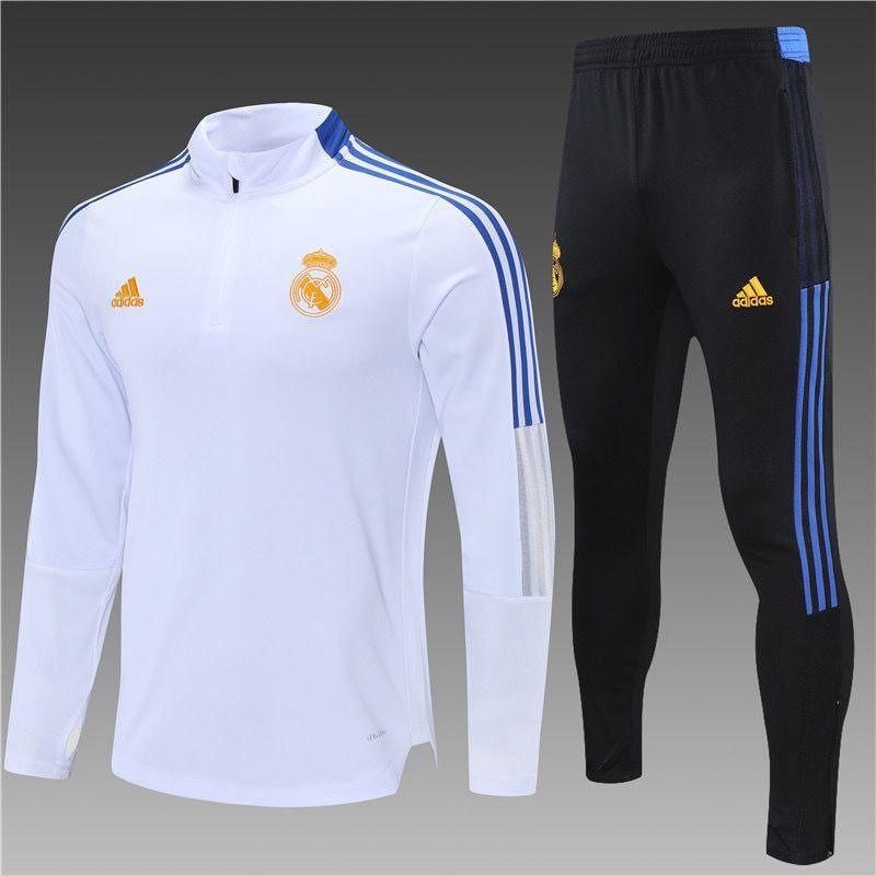 Real Madrid White Tracksuit 2021/22 Edition